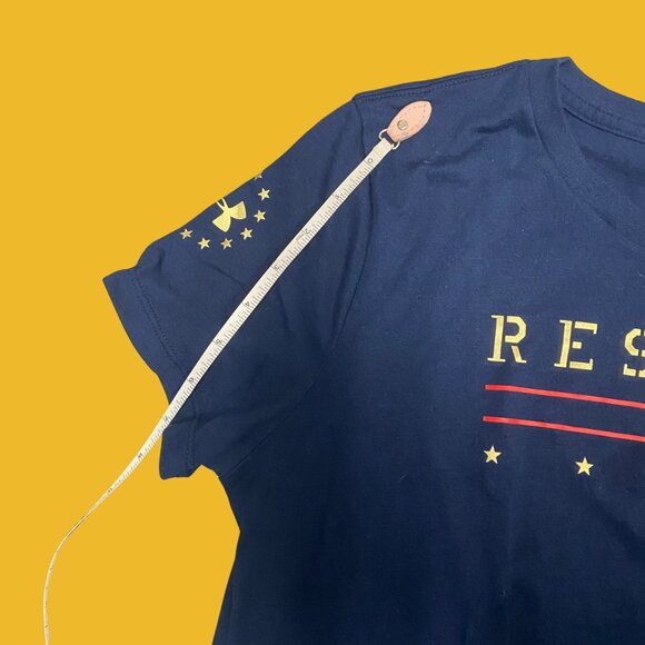 Under Armour “RESPECT” Graphic Classic Tee | Navy Blue | Size M - Picture 4 of 6